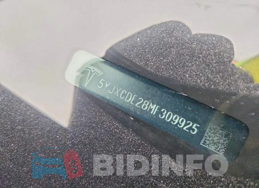 5YJXCDE28MF309925 Photo# 13