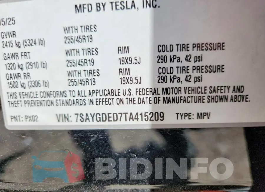7SAYGDED7TA415209 Photo# 13