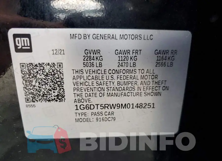 1G6DT5RW9M0148251 Photo# 12