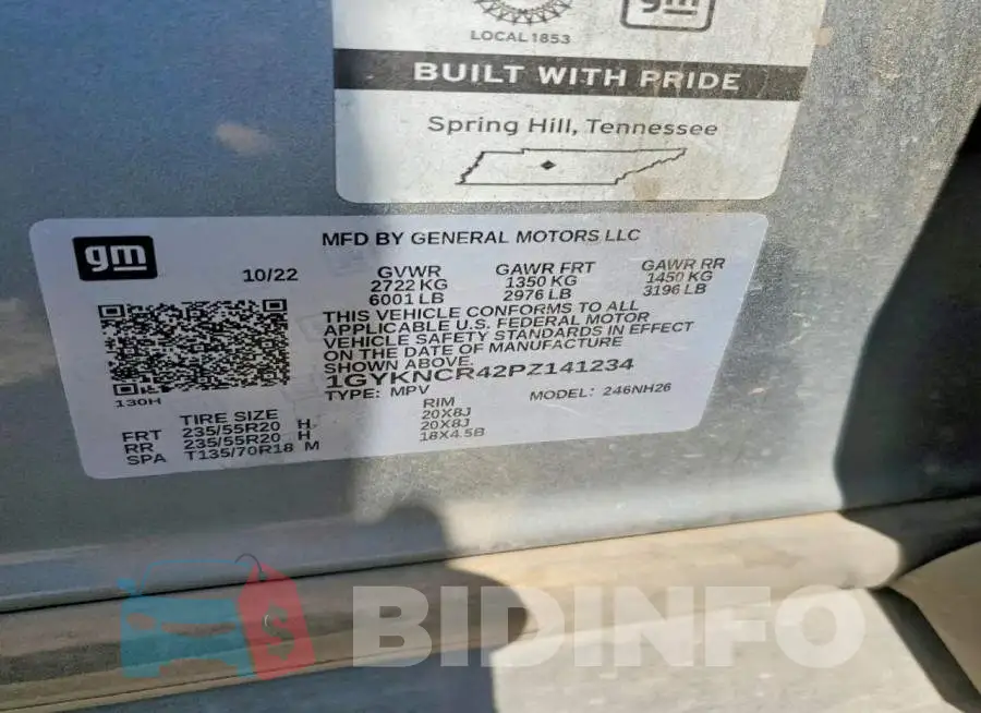 1GYKNCR42PZ141234 Photo# 13