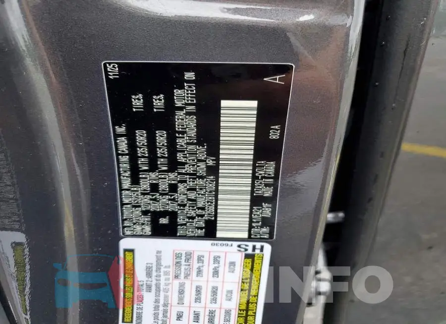 2T2GGCEZ8TC108214 Photo# 14
