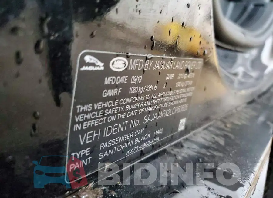 SAJAJ4FX2LCP60626 Photo# 13