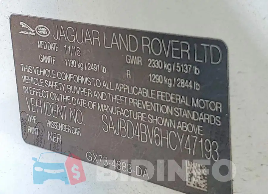 SAJBD4BV6HCY47193 Photo# 12