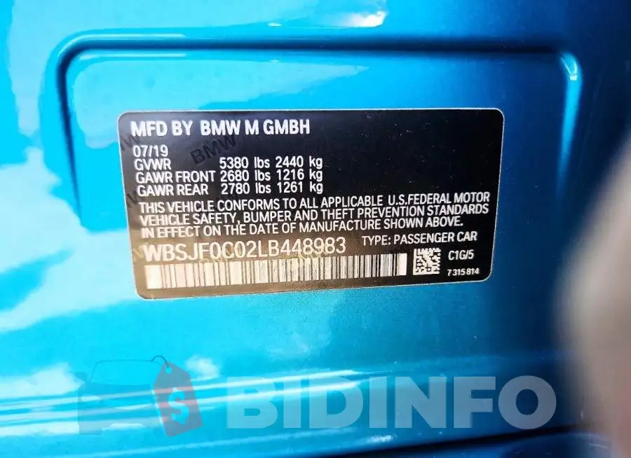 WBSJF0C02LB448983 Photo# 12