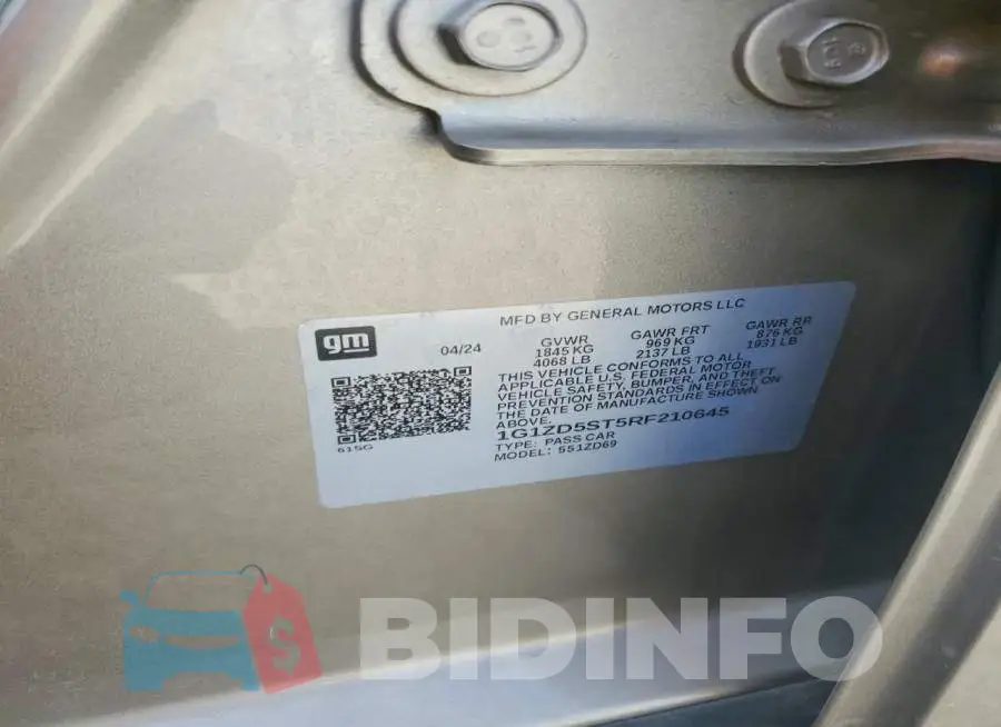 1G1ZD5ST5RF210645 Photo# 12