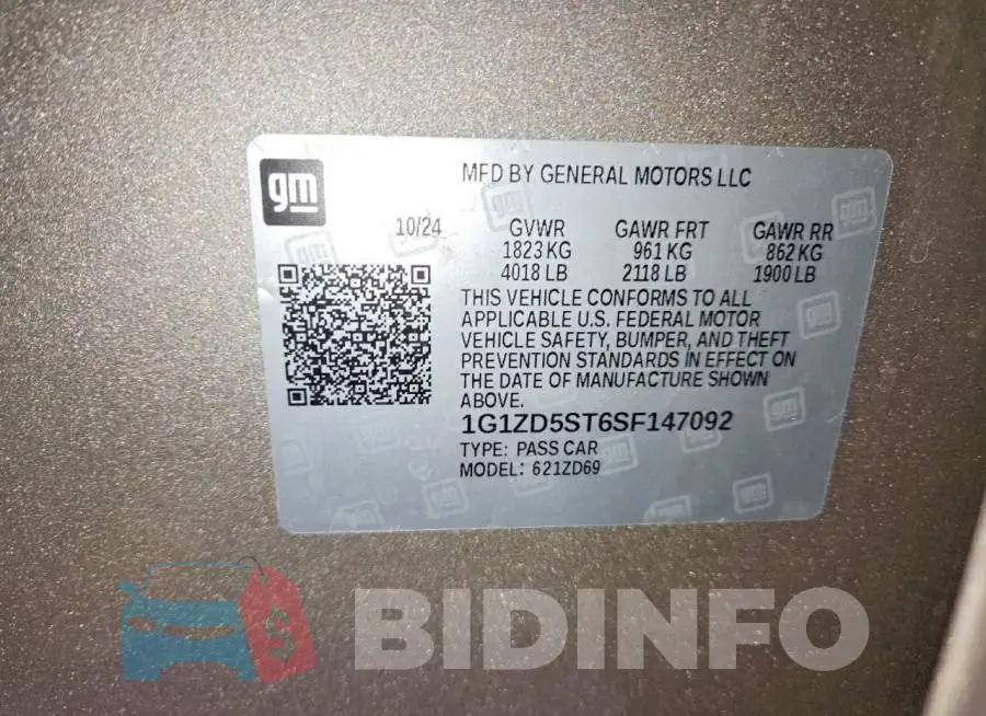 1G1ZD5ST6SF147092 Photo# 12