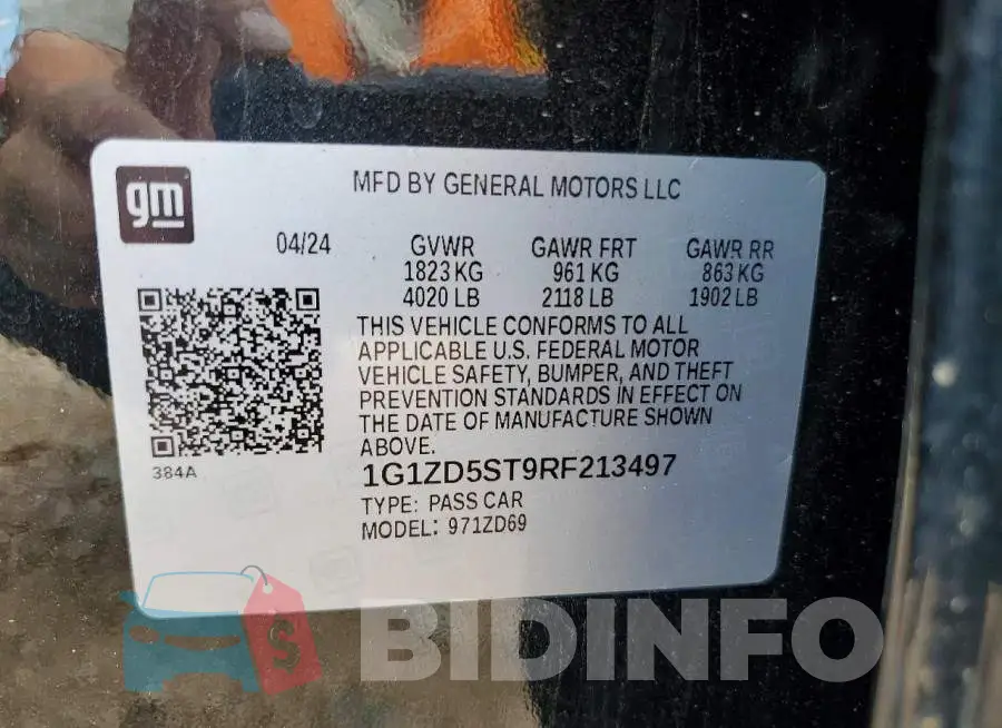 1G1ZD5ST9RF213497 Photo# 12