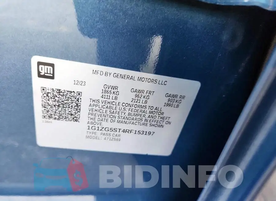 1G1ZG5ST4RF153197 Photo# 12