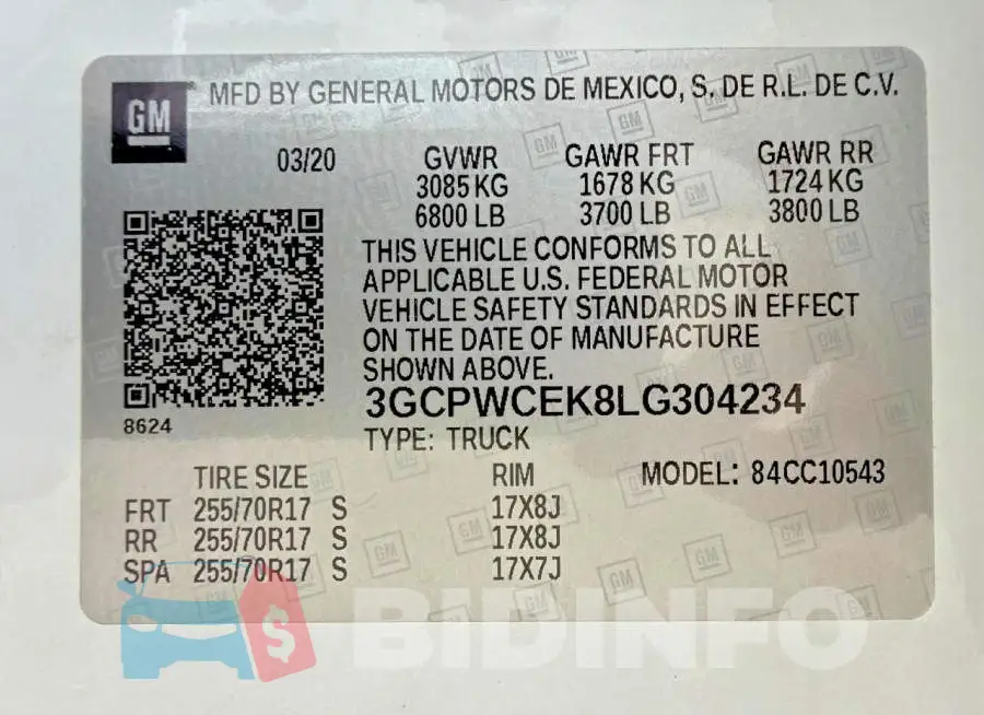3GCPWCEK8LG304234 Photo# 15