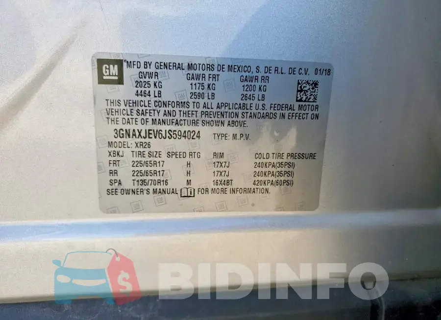 3GNAXJEV6JS594024 Photo# 13