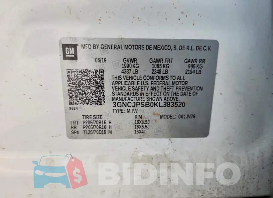 3GNCJPSB0KL383520 Photo# 13