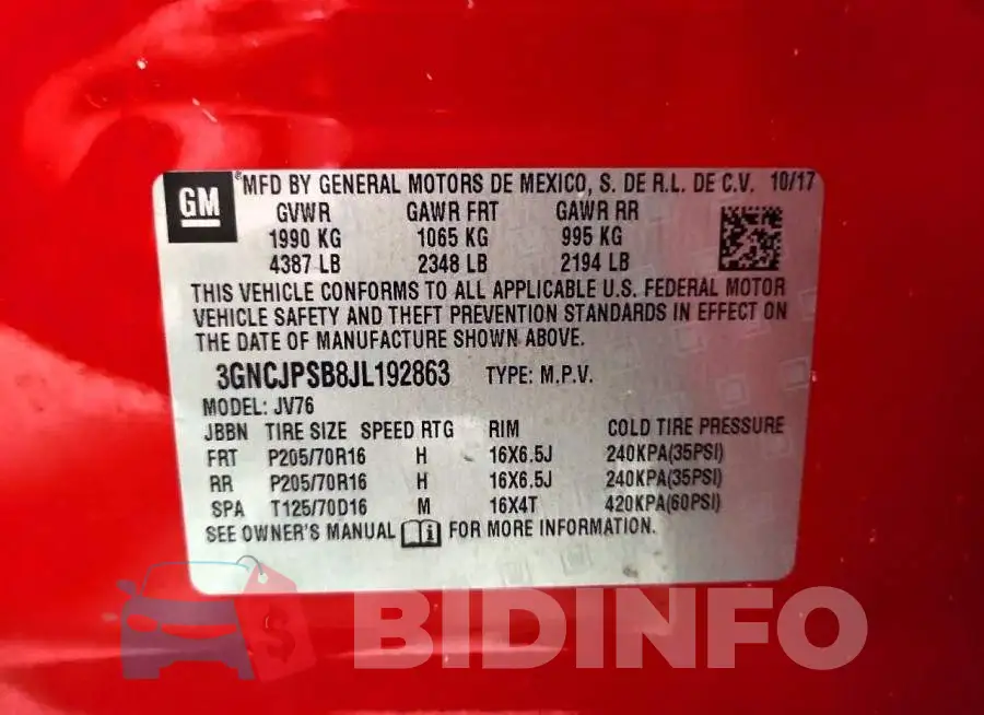 3GNCJPSB8JL192863 Photo# 13