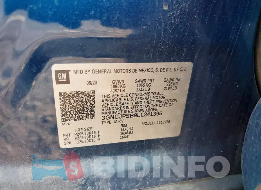 3GNCJPSB9LL341395 Photo# 12