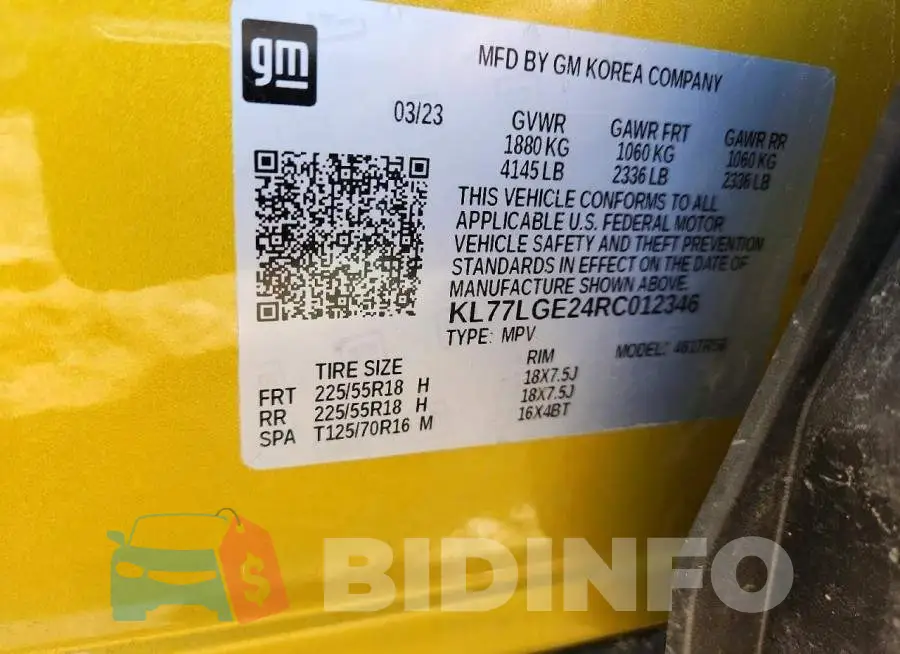 KL77LGE24RC012346 Photo# 14