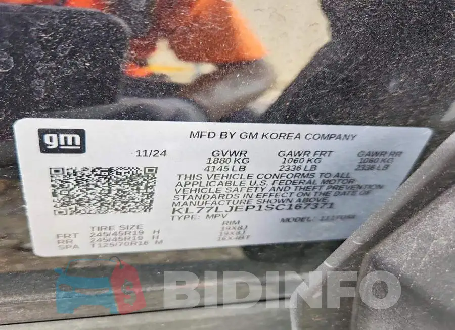 KL77LJEP1SC167371 Photo# 13