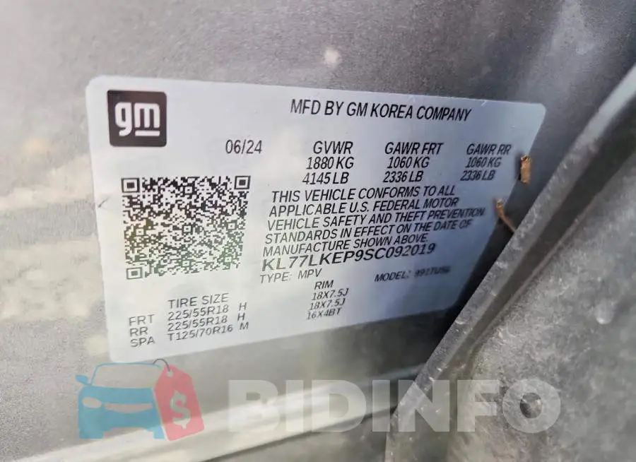 KL77LKEP9SC092019 Photo# 13