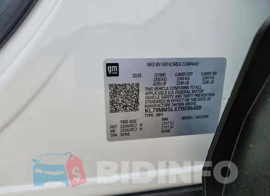 KL79MMSL6TB096488 Photo# 13