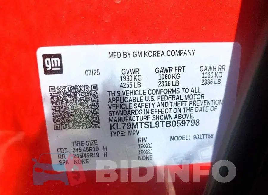 KL79MTSL9TB059798 Photo# 13