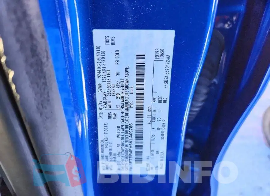 1FTER4FH6KLA09786 Photo# 12