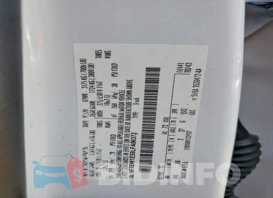 1FTEW1E59LFA96372 Photo# 12