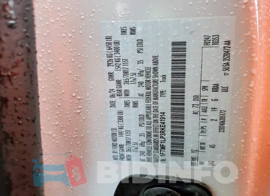 1FTMF1LP3RKE41914 Photo# 12