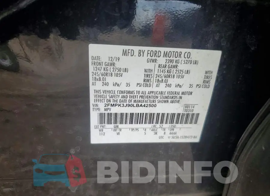 2FMPK3J90LBA42500 Photo# 12