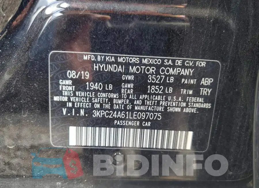3KPC24A61LE097075 Photo# 12
