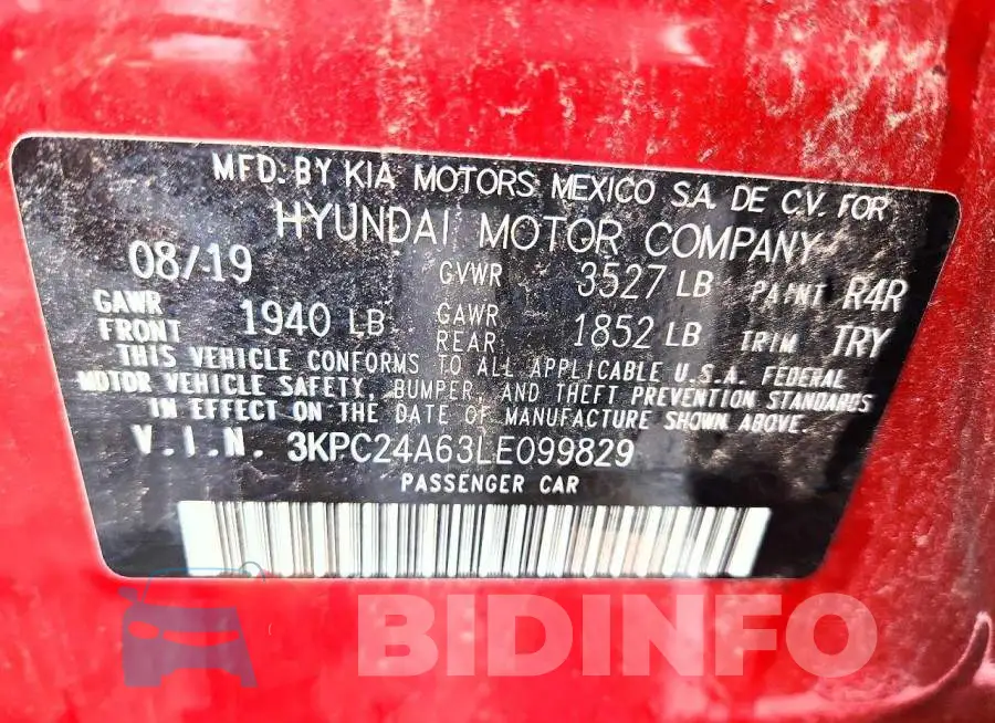 3KPC24A63LE099829 Photo# 13