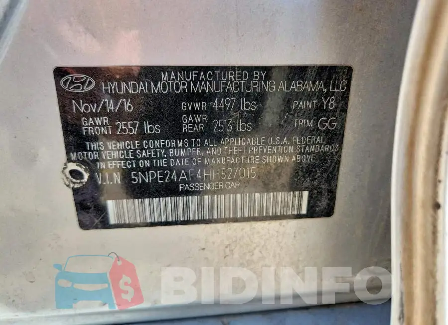 5NPE24AF4HH527015 Photo# 12