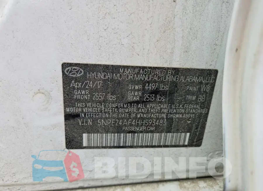 5NPE24AF4HH593483 Photo# 13