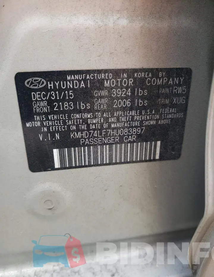 KMHD74LF7HU083897 Photo# 12