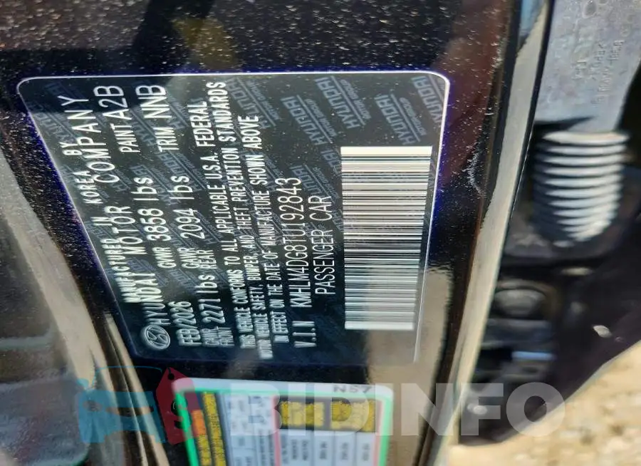 KMHLM4DG8TU192843 Photo# 12
