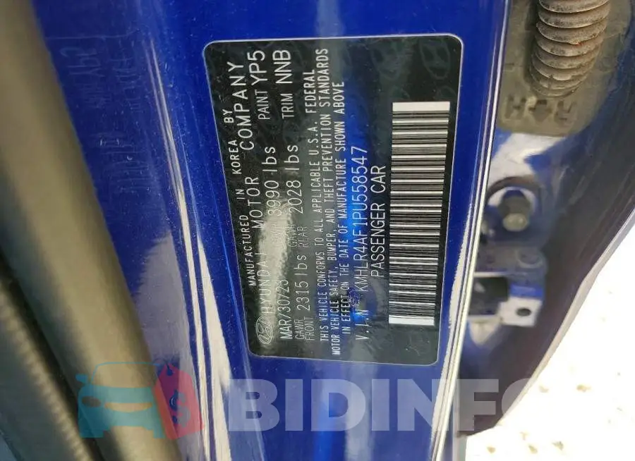 KMHLR4AF1PU558547 Photo# 12