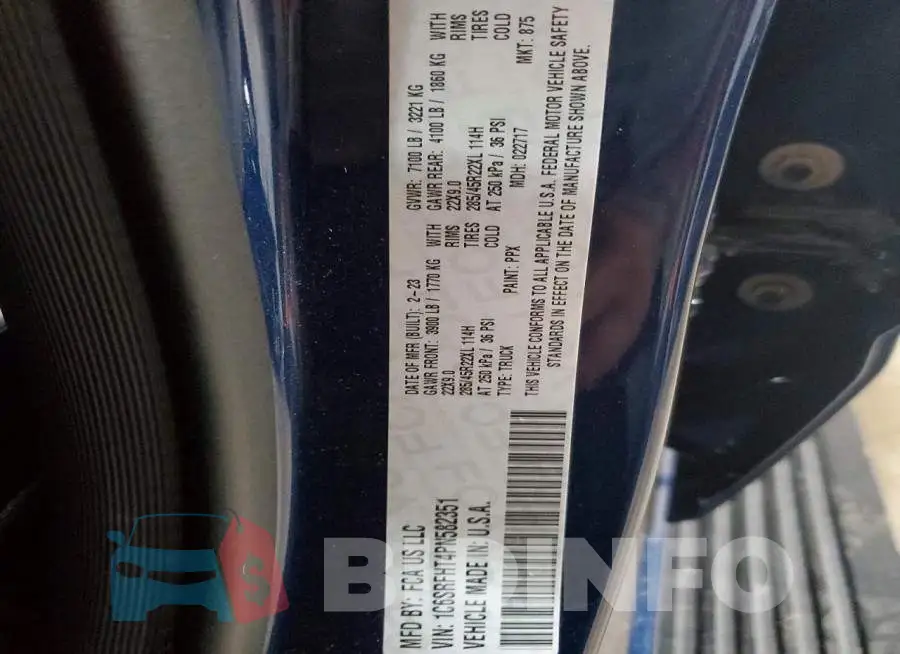 1C6SRFHT4PN582351 Photo# 13