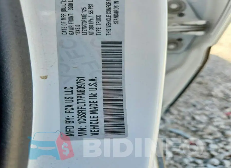1C6SRFLT7PN609761 Photo# 13