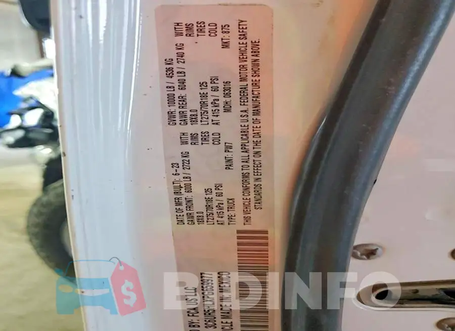 3C6UR5HLXPG659977 Photo# 12