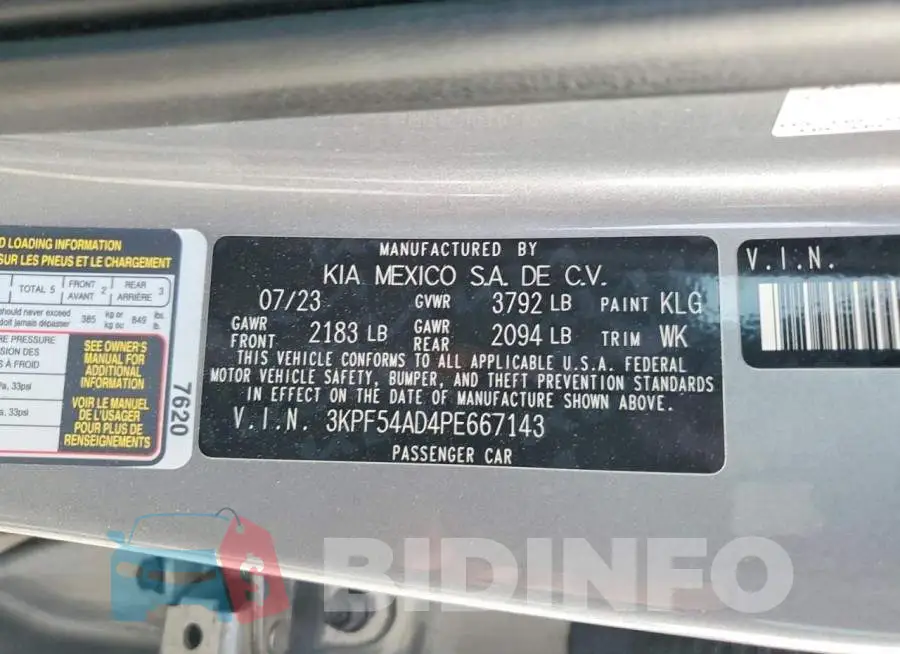 3KPF54AD4PE667143 Photo# 13
