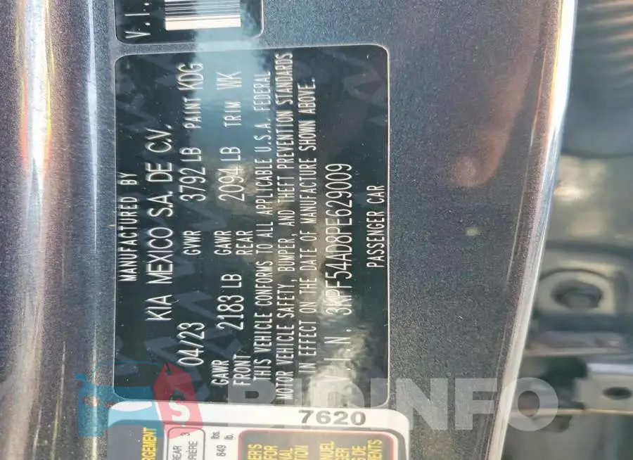 3KPF54AD8PE629009 Photo# 12