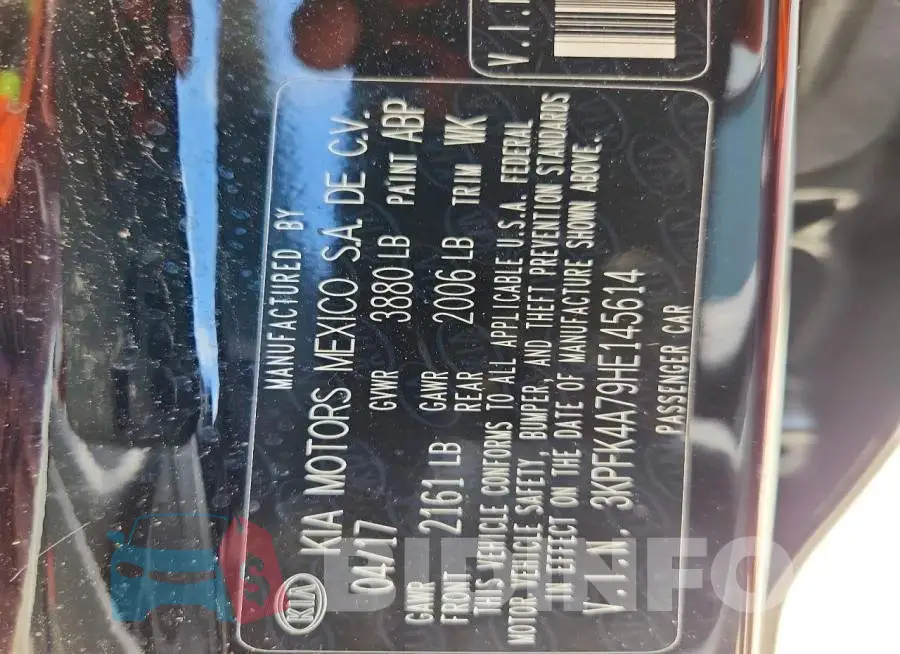 3KPFK4A79HE145614 Photo# 12