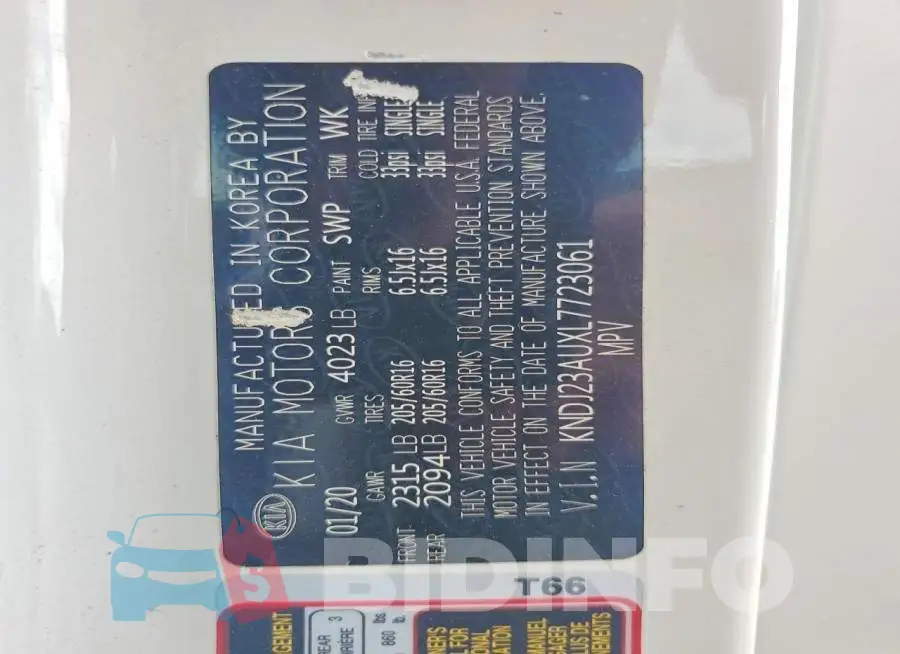 KNDJ23AUXL7723061 Photo# 14