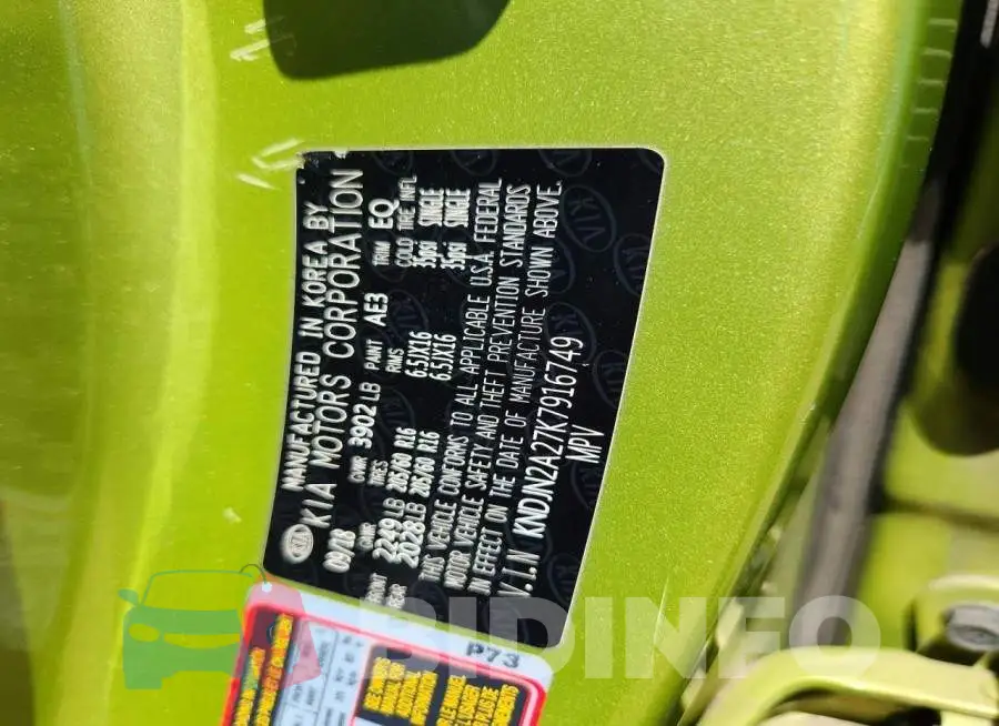 KNDJN2A27K7916749 Photo# 13