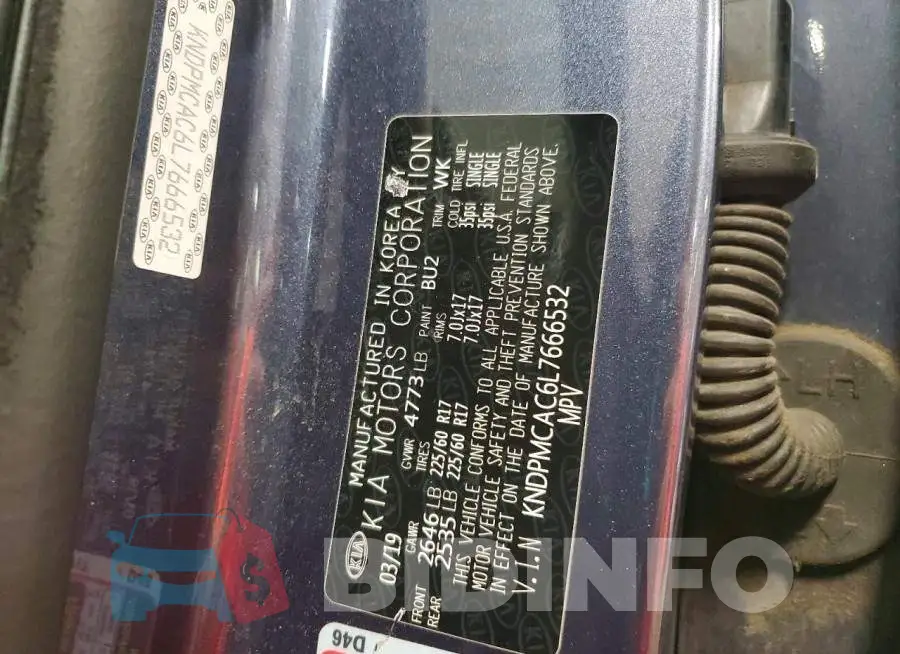 KNDPMCAC6L7666532 Photo# 12