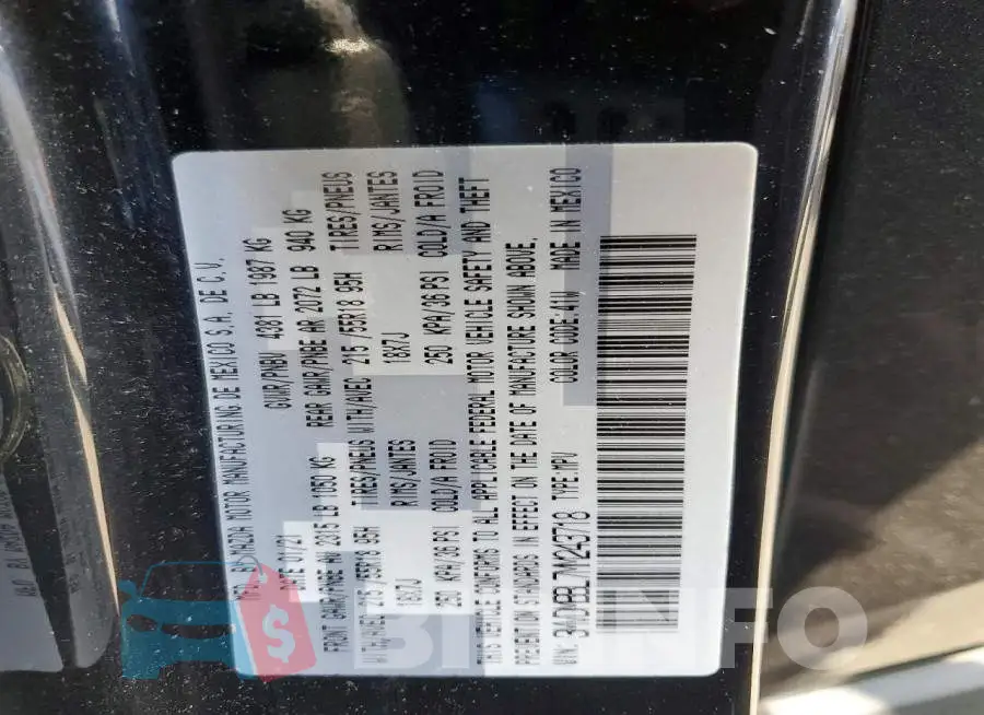 3MVDMBBL7MM243718 Photo# 12