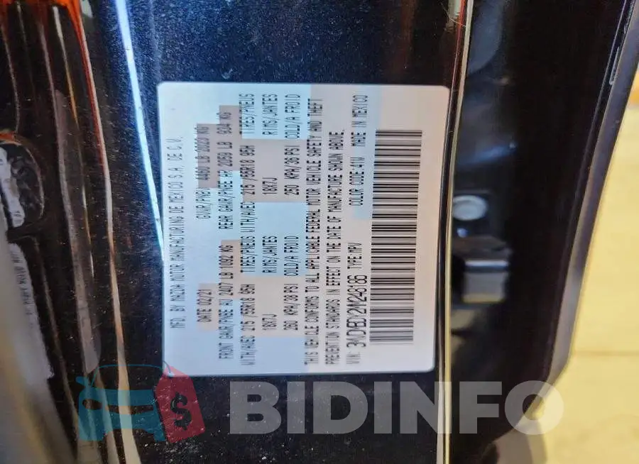3MVDMBDY2MM248186 Photo# 13