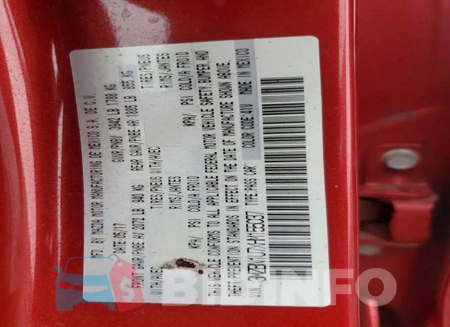 3MZBN1U7XHM155037 Photo# 12