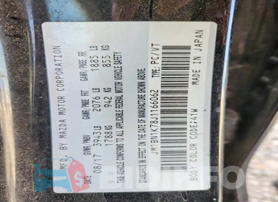 JM1BN1K78J1166062 Photo# 12