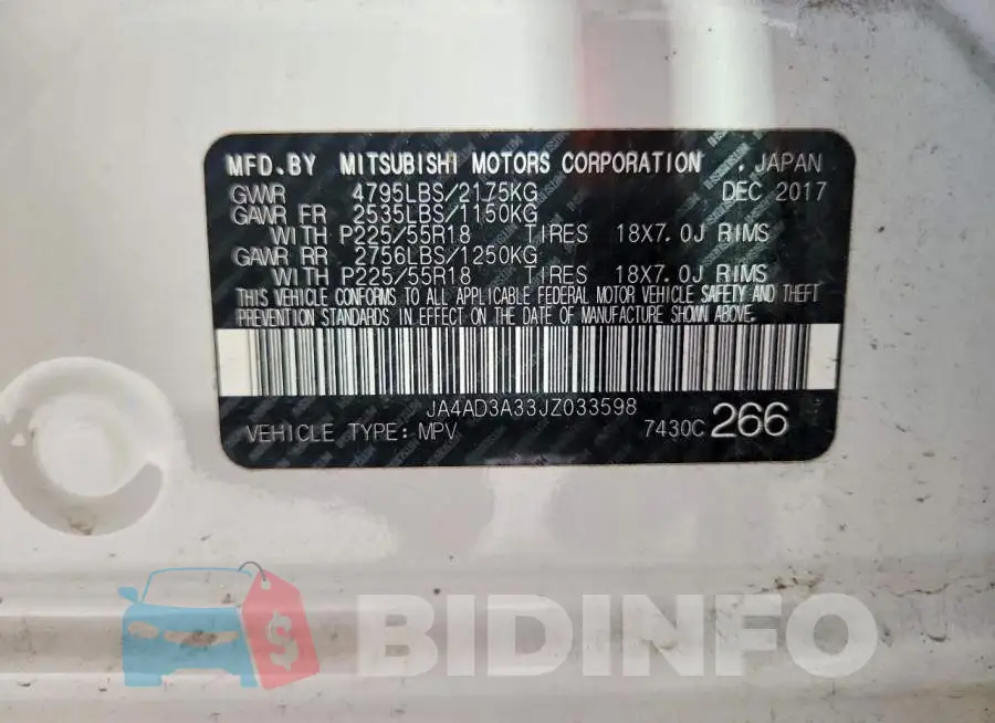 JA4AD3A33JZ033598 Photo# 13