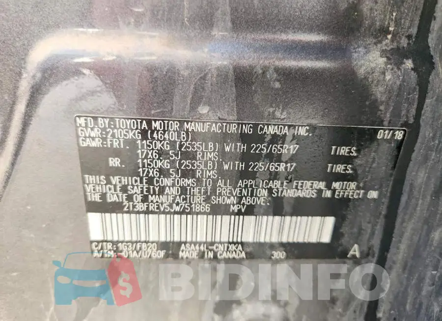 2T3BFREV5JW751866 Photo# 13