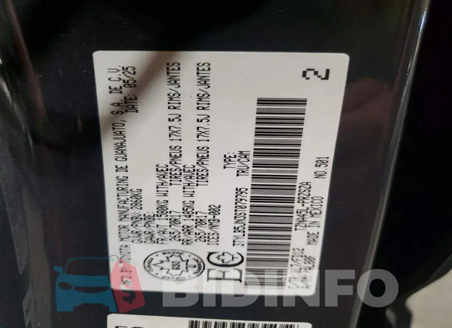 3TYLB5JN3ST079795 Photo# 13