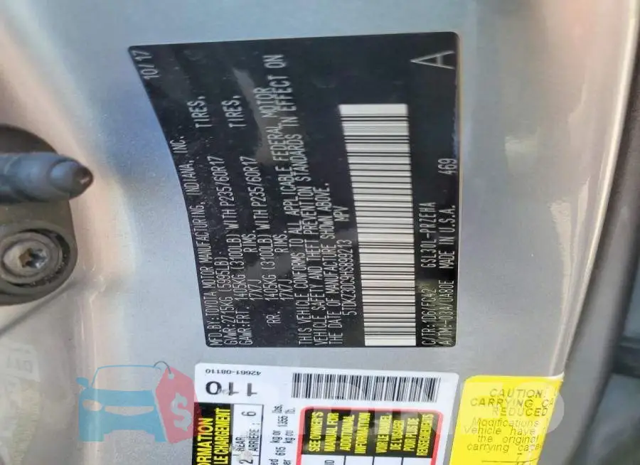 5TDKZ3DC9HS899213 Photo# 12